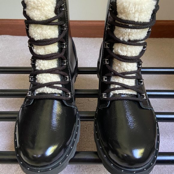 SOREL Shoes - SOREL Women Lennox Shearling Leather Boots NEW